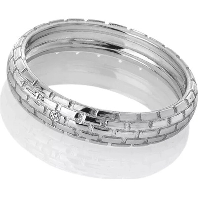 Hot Diamonds Prsten Woven DR234 o 52 b