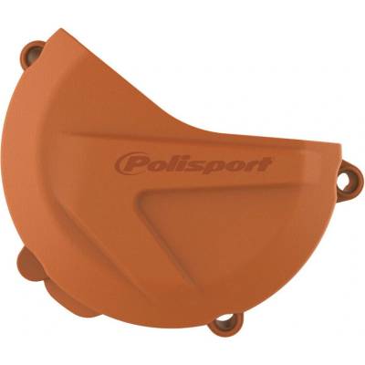 POLISPORT kryt spojkového víka KTM XC/SX 125/200 16-17, EXC/XC-W 17-19, HUSQVARNA TC/TE/TX 125/150 17-19 oranžová