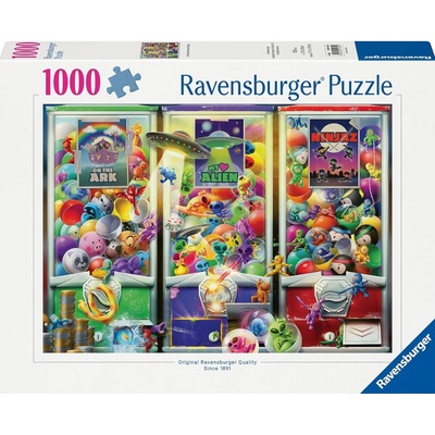 Ravensburger Пъзел Ravensburger от 1000 части - Животни, извънземни и нинджи (7012001482)