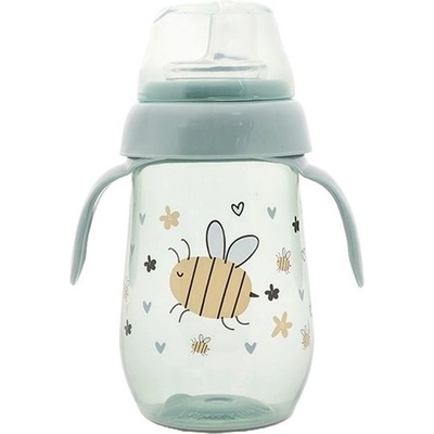 Lorelli Неразливащо шише с широко гърло Lorelli My Friend - 260 ml, Iceberg Green (10200090006)