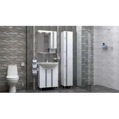 Triano Комплект за баня модел Florа, LED осветление