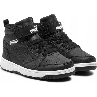 Puma dětské zimní zateplené boty zapínání na suchý zip 30797901 černé