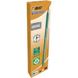 BIC Графитен молив с гума, HB, шестоъгълен, BIC "Evolution Original" 8803323 (8803323)