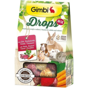 GIMBI DROPS Hlodavec polní bylinky 50 g