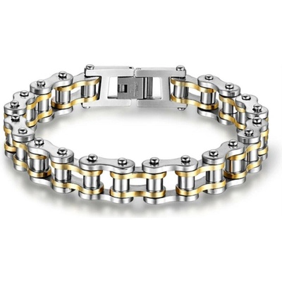 Gaira Moto náramok 30025 Silver-Gold