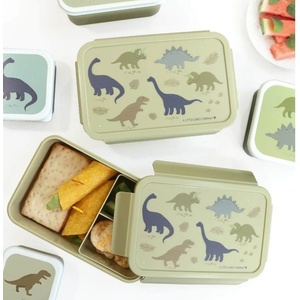  A Little Lovely Company: "Bento" кутия за храна с отделения - 1, 2 л - "Dinosaurs (SBDIGR58)