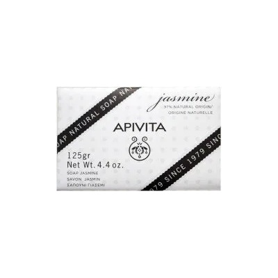 APIVITA Натурален сапун Жасмини Лавандула, Apivita Natural Soap with Jasmine & Lavender 125gr