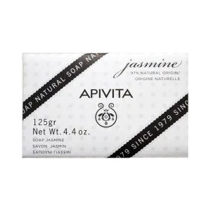 APIVITA Натурален сапун Жасмини Лавандула, Apivita Natural Soap with Jasmine & Lavender 125gr