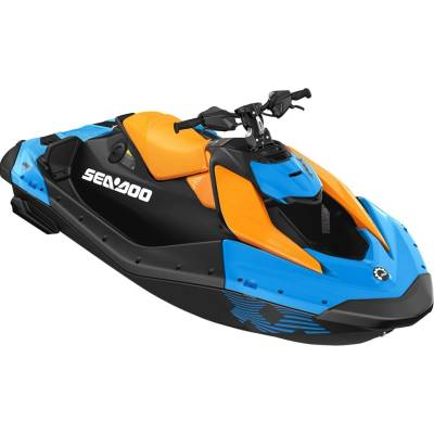 Skútr vodní Sea-Doo SPARK X TRIXX 1-up 110hp modro-oranžový – Sleviste.cz