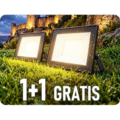 V-TAC LED reflektor 30W, 2340lm, 110°, IP65, čierny Farba svetla: Studená biela