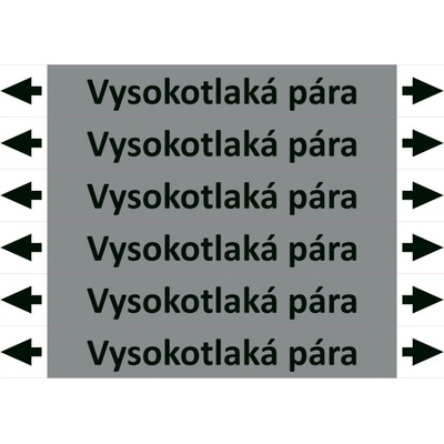 Nadrzenapalivo.cz Značení potrubí ISO 20560, vysokotlaká pára PZAL 009511