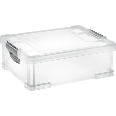 Tontarelli Úložný box AURORA 19 l s víkem transp. šedá 8031459ACI