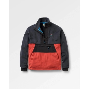 Passenger Мъжки поларен пуловер Passenger Woodland Hoodless 2.0 1/2 Zip Recycl. Polar Fleece Fleece jacket - Redwood / Charcoal (004-6983-0413)