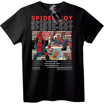 NOONEBRAND Тениска Spider-Boy - 7XL, White