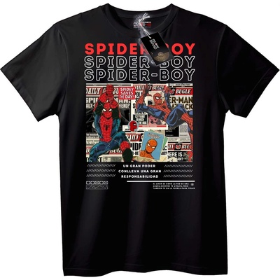 NOONEBRAND Тениска Spider-Boy - 7XL, White