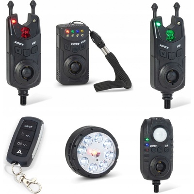 Elektronický signalizátor záberu Saenger sada hlásičů 2+1 Vipex RS profi set