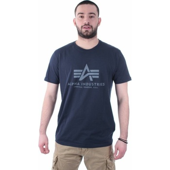 Alpha Industries tričko BASIC modré