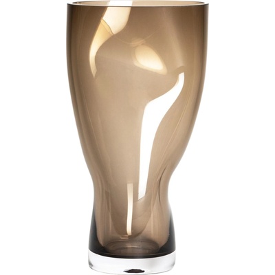 Orrefors Ваза с нестандартна форма Squeeze 23 см кафява (6562026)