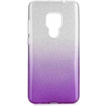 Image 1 of Forcell Блестящ Силиконов Калъф за Huawei Mate 20, Forcell Shining Case, Сребро/Лилав (5901737936677)