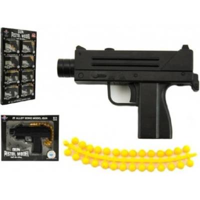 Teddies Pistole kov plast 11 cm na kuličky