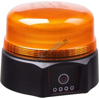 AKU LED maják, 36xLED oranžový, diaľkové ovládanie, magnet, ECE R65