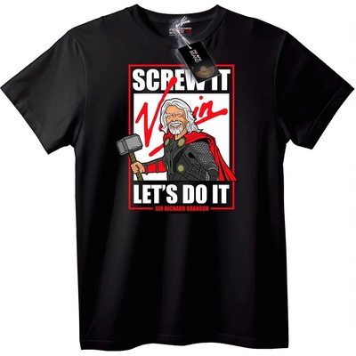 NOONEBRAND Тениска Screw It Let's Do It - M, White