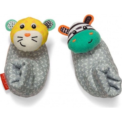 INFANTINO Hrkálky na nožičky Zebra & Tiger