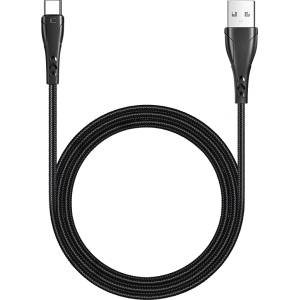 Xmart USB Type-C кабел Xmart Mamba Series, QC4.0, 1.2м, Черен (10472)