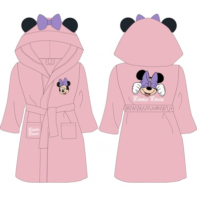 Minnie Mouse - licence Dívčí župan růžová – Zbozi.Blesk.cz
