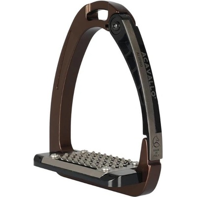 ACAVALLO Bezpečnostní třmeny Arena Alupro brown – Zboží Dáma