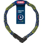 ABUS chain lock Tresor 1385/75 Blue Mask - combination lock made of hardened steel - 6 mm thick square chain - ABUS security level 6 - 75 cm - blue - 88011