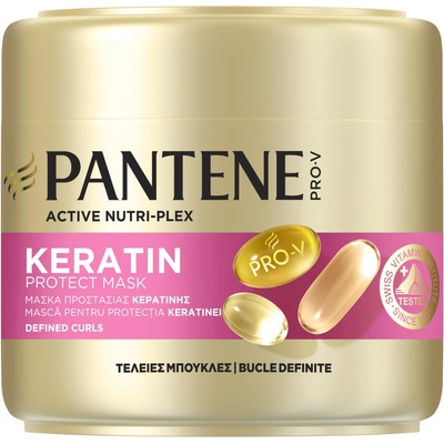 Pantene Pro-V Маска за къдрава коса Defined Curls Keratin, 300 ml