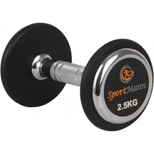 Sportmann Гумен дъмбел DELUXE Sportmann 2.5 кг
