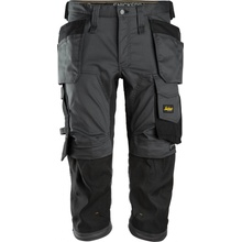 AllroundWork Snickers Workwear nohavice ¾ Pirate s PK černé