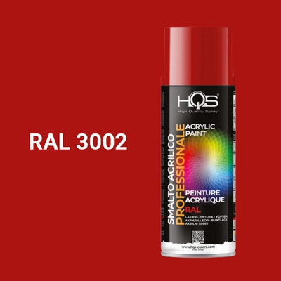 HQS akrylová farba v spreji 400 ml RAL 3002 lesklá