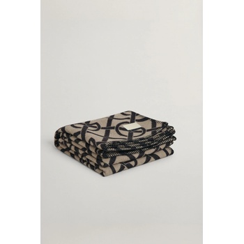 Gant deka G-PATTERN THROW COLD BEIGE 130X180