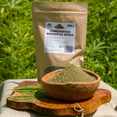 Rawea Konopná mouka turčianská 0,5 kg