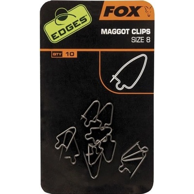 Fox Klip na červy Maggot Clips vel.8 10 ks