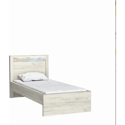 Bogdan Furniture Europe Легло Indianapolis I-20, бял крафт