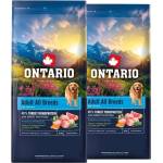 ONTARIO Adult All Breeds Monoprotein Turkey & Sweet Potatoes 2 x 12 кг