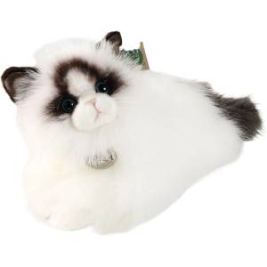 Rappa Плюшена играчка Rappa Еко приятели - Котка Рагдол, лежаща, 35 cm (242913) - baby