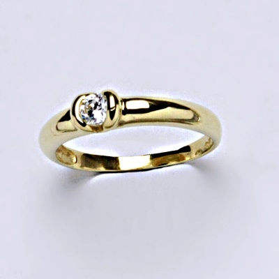 Čištín žluté zlato zirkon v.v VR 8