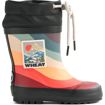 WHEAT Детски гумени ботуши WHEAT Kid's Thermo-Gummistiefel Wellington boots - Rainbow Waves - размер 26 (EU) (731-0260-0215)