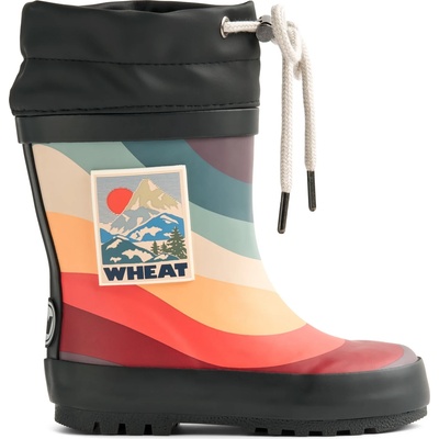 WHEAT Детски гумени ботуши WHEAT Kid's Thermo-Gummistiefel Wellington boots - Rainbow Waves - размер 26 (EU) (731-0260-0215)