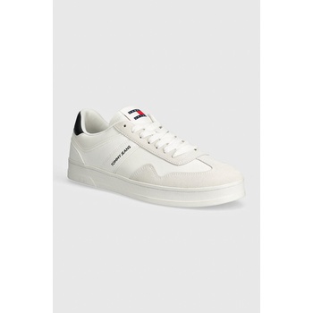 Tommy Jeans Маратонки Tommy Jeans TJM LEATHER RETRO CUPSOLE в бяло EM0EM01414 (EM0EM01414)