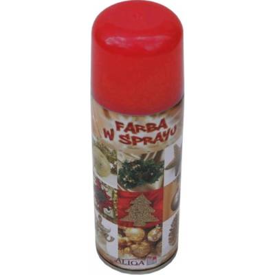 aliga Vánoční sprej červený 250ml 124547