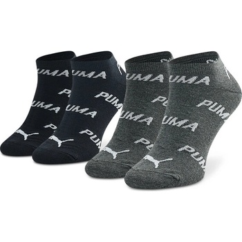 PUMA Комплект 2 чифта къси чорапи унисекс Puma 907947 01 Black/White (907947 01)