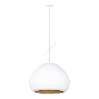 Полилей LAVA на кабел 1xE27/15W/230V бял/златист (SI0479)