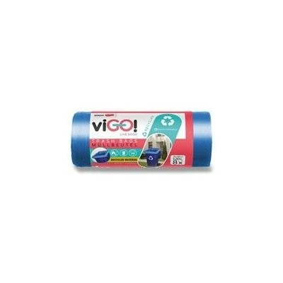 viGO! barevné pytle 120 l 8ks 40 µm modré