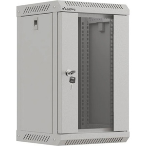 Lanberg Комуникационен шкаф Lanberg WF11-3309-10S, 10", 9U, 50.3 x 30 x 30 cm, товароносимост до 30кг, сив (WF11-3309-10S)